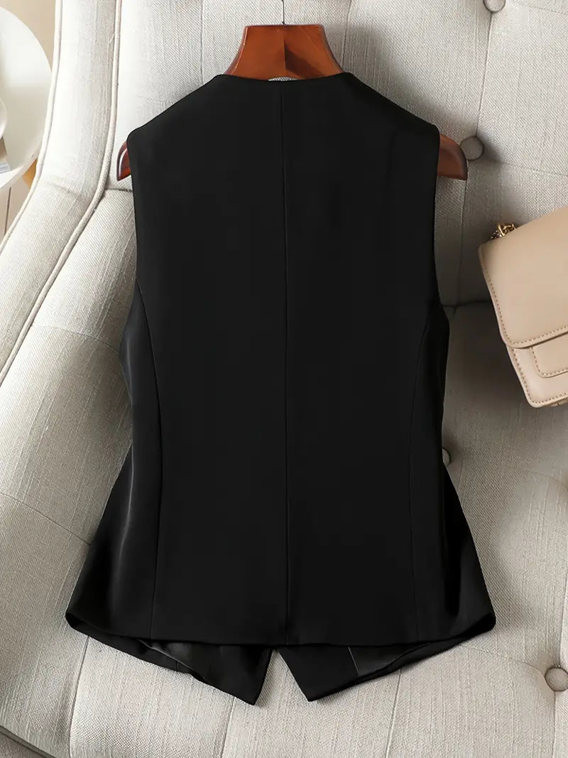 Weste Damen | V-Ausschnitt & Ärmellos Design