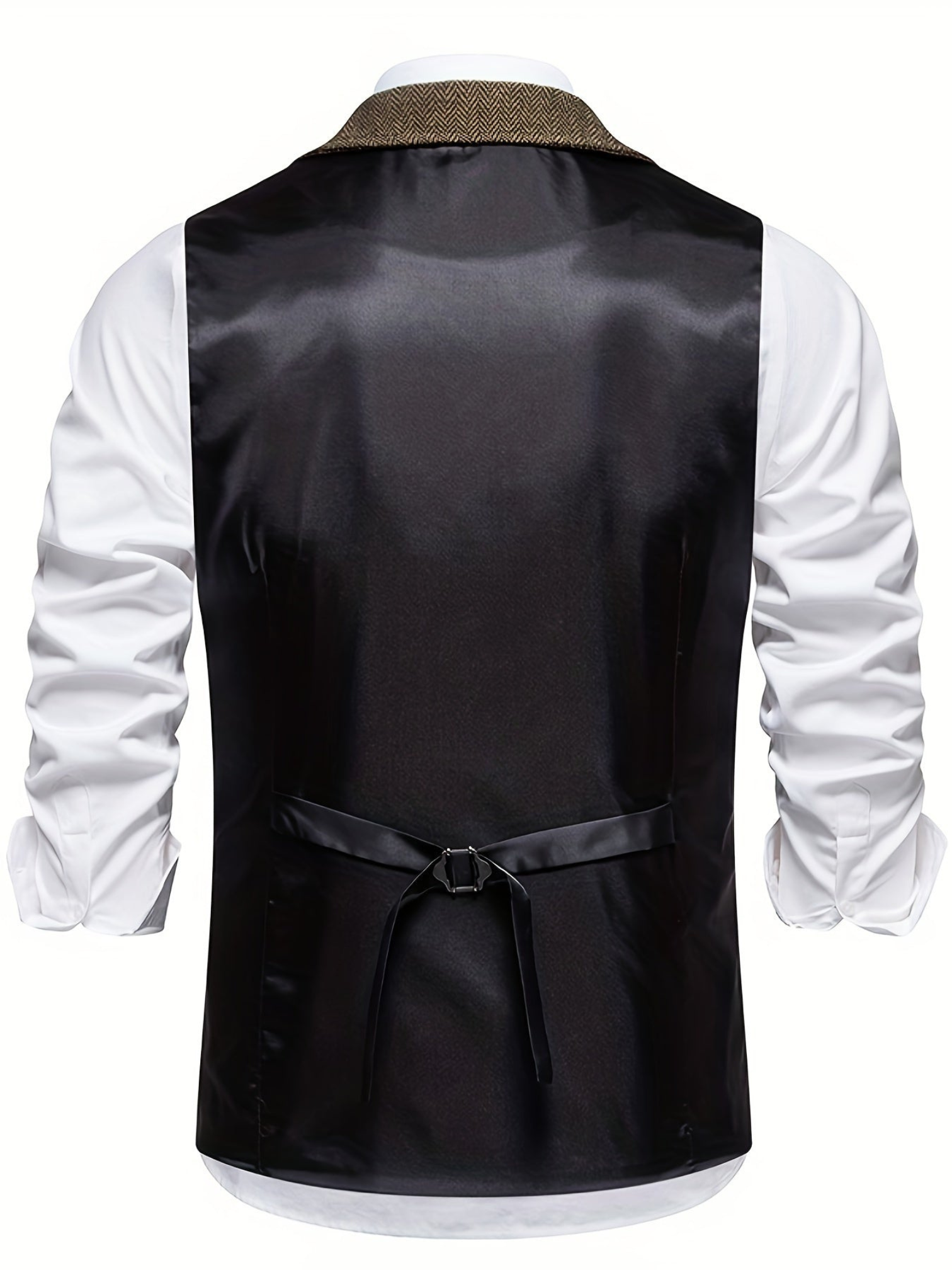 Weste für Herren, Fischgrätenmuster | Tailored Fit