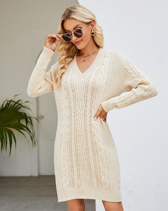 Strickkleid Damen | Spitzenrücken & Schmeichelnde Silhouette 2