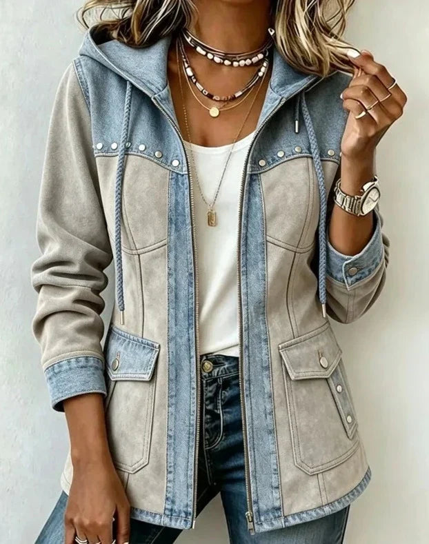 Kapuzenjacke Damen | Patchwork-Design & Lagenfreundlich 4