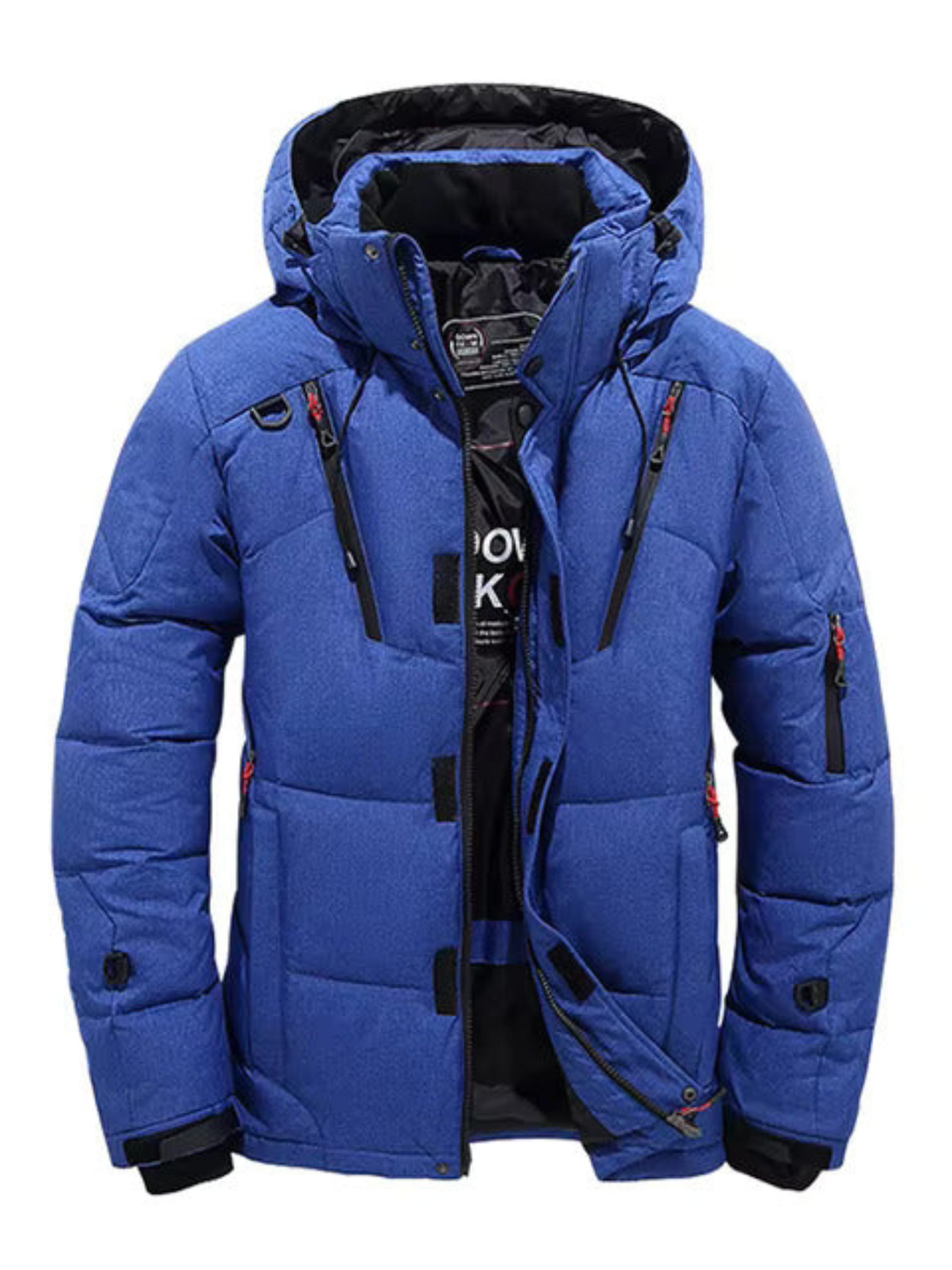 Winter-Daunenjacke für Herren | Gesteppt, mit Kapuze