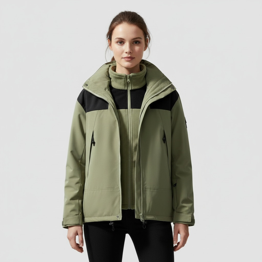 Winterjacke Damen | 3-in-1 & Kapuze