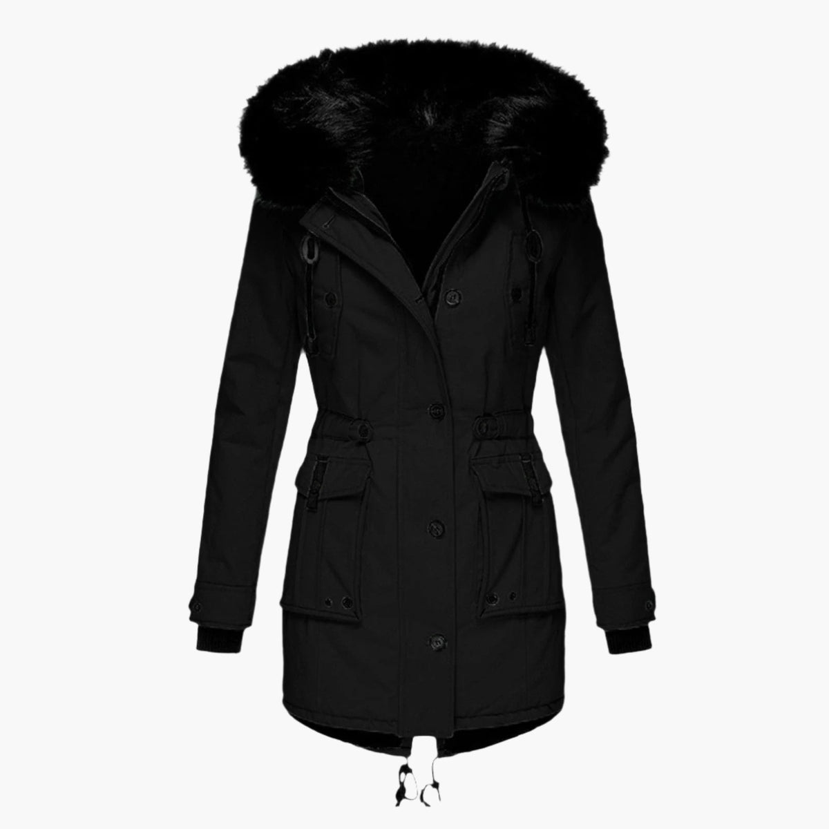 Winterjacke Damen Longline | Warm & Kapuze 2