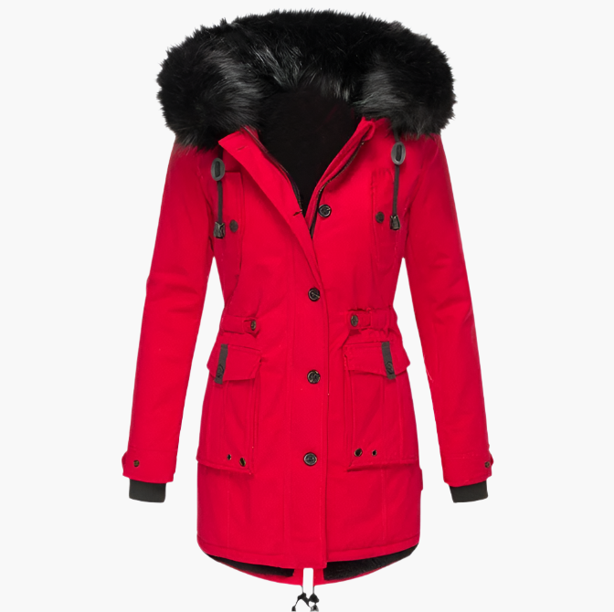 Winterjacke Damen Longline | Warm & Kapuze 5