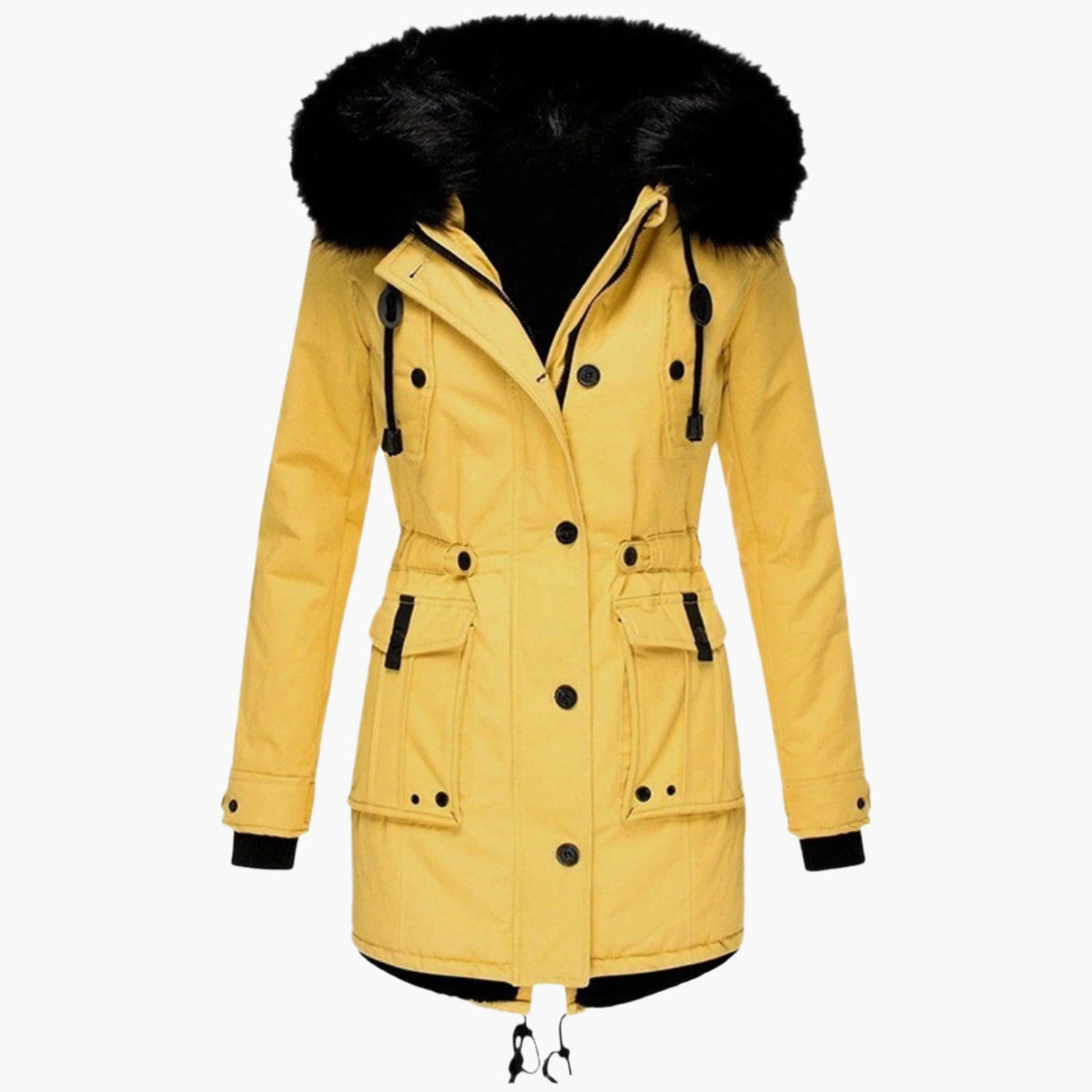 Winterjacke Damen Longline | Warm & Kapuze 6