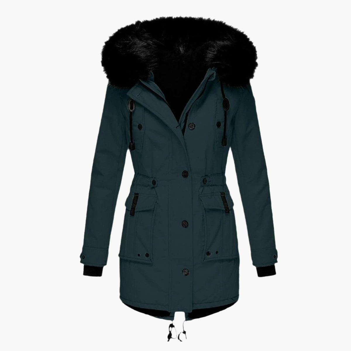 Winterjacke Damen Longline | Warm & Kapuze 7