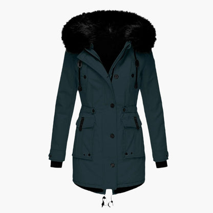 Winterjacke Damen Longline | Warm & Kapuze 7
