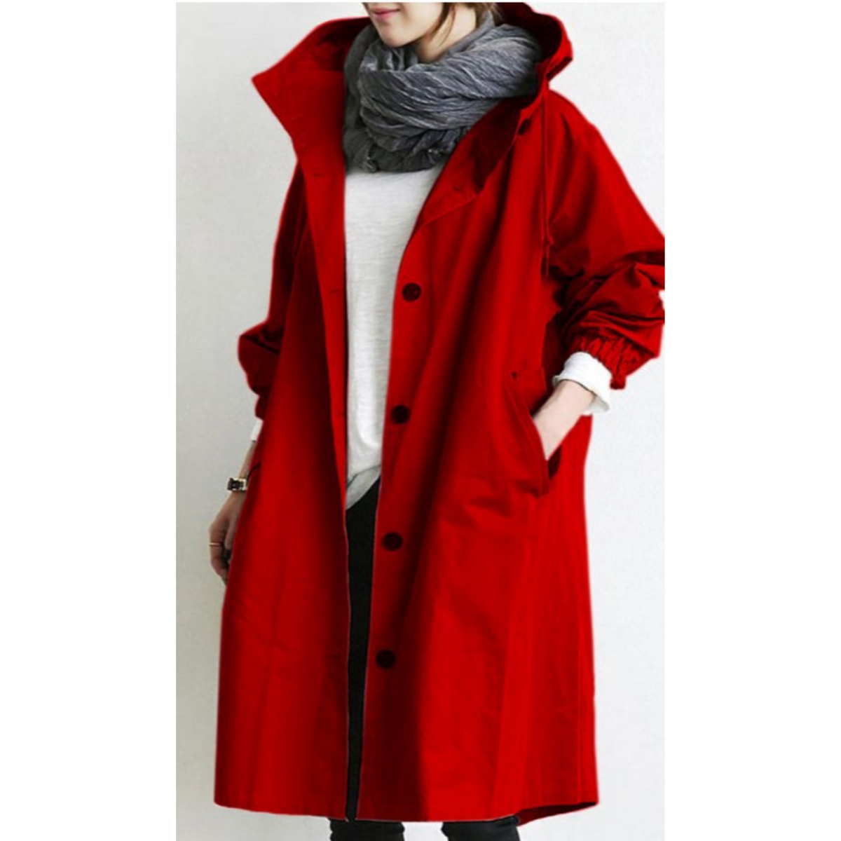 Winterjacke Damen | Wind- & Kälteschutz mit Kapuze 5