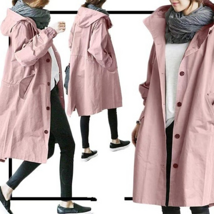 Winterjacke Damen | Wind- & Kälteschutz mit Kapuze 6