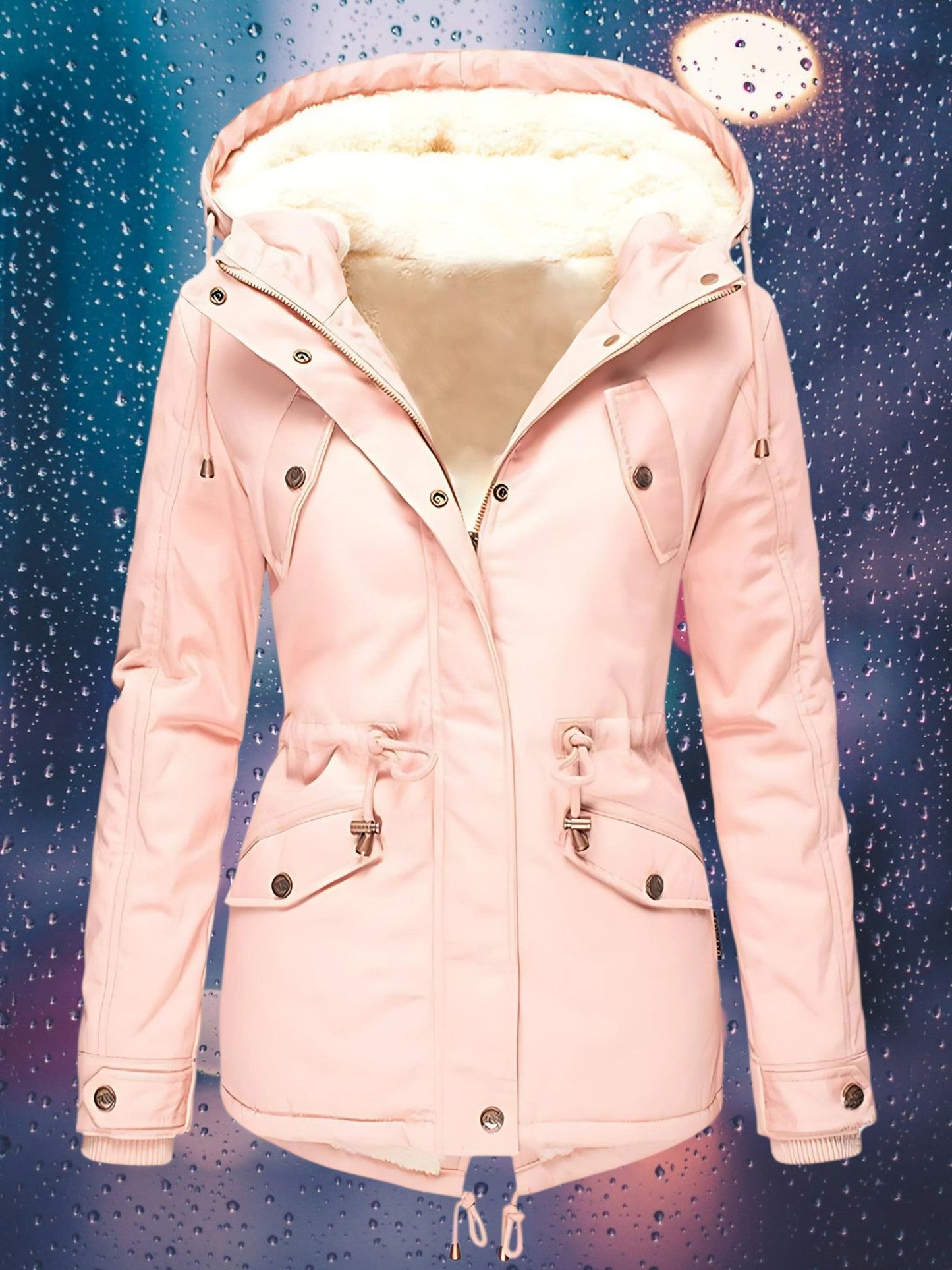 Winterjacke Damen | Abnehmbare Kapuze