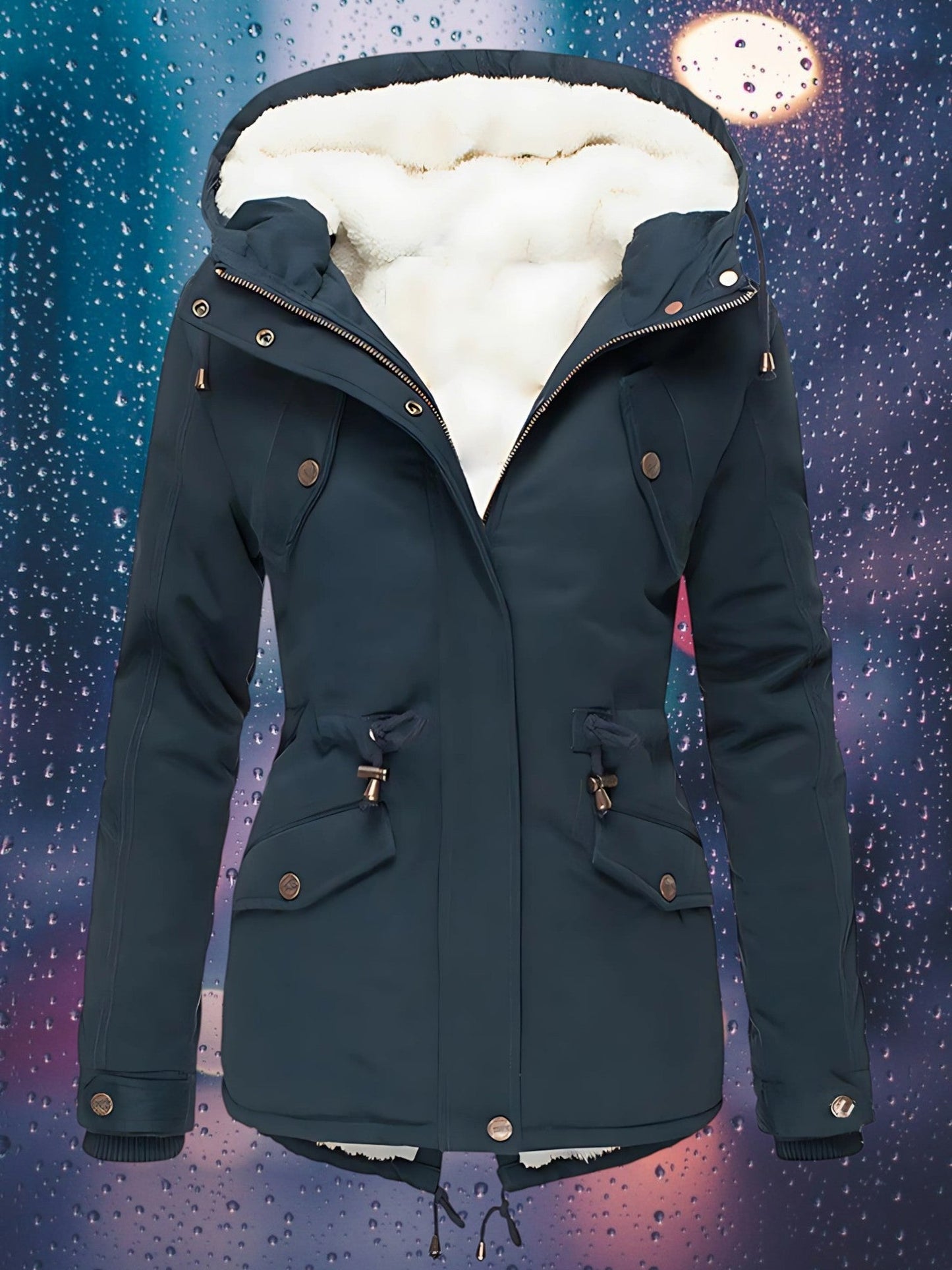 Winterjacke Damen | Abnehmbare Kapuze