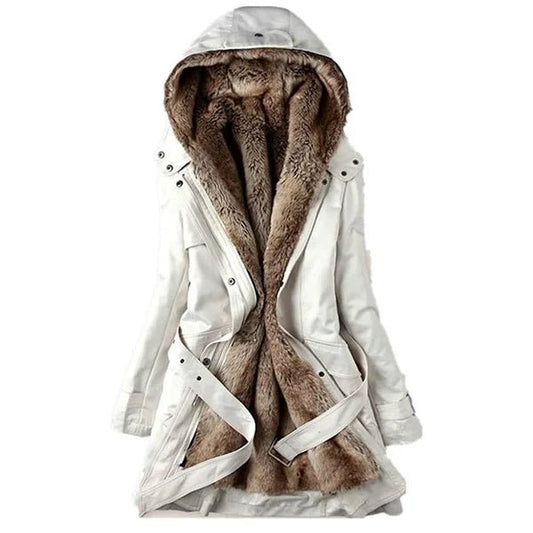 Winterjacke Damen | Kunstfellfutter | Elegante Passform