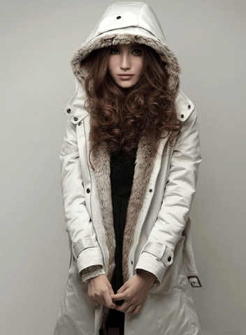 Winterjacke Damen | Kunstfellfutter | Elegante Passform