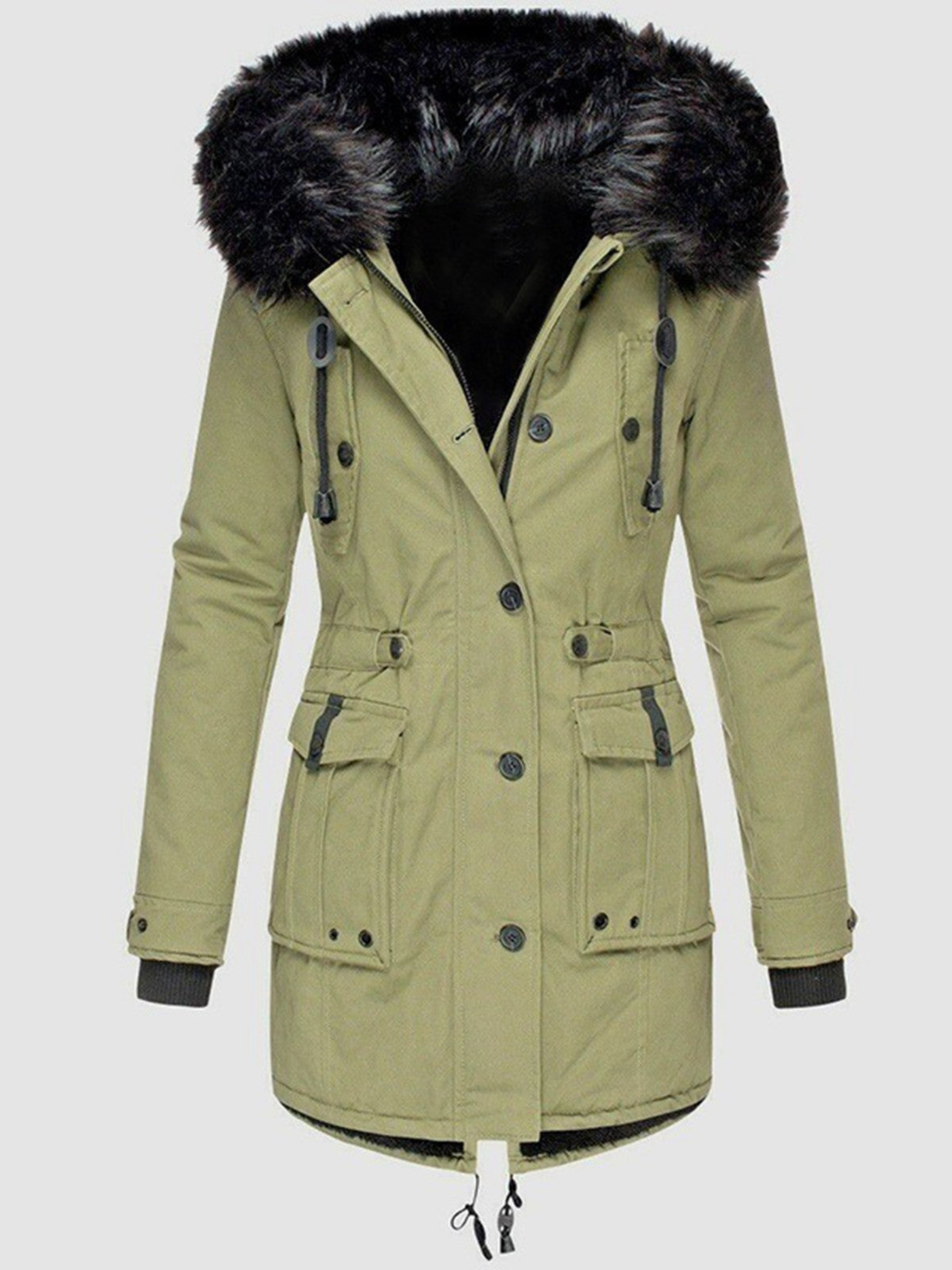 Winterjacke Damen | Parka mit Kapuze