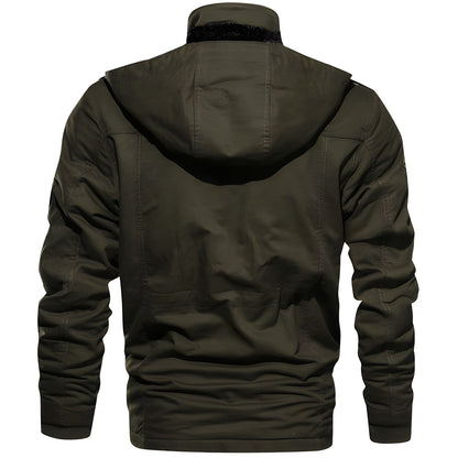 Winterjacke Herren | Kapuze, Fleecefutter
