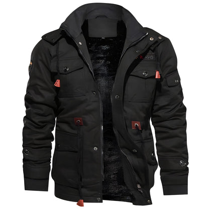 Winterjacke Herren | Kapuze, Fleecefutter