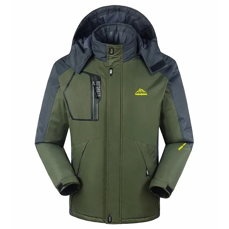 Winterjacke Herren | Praktische Taschen mit Kapuze