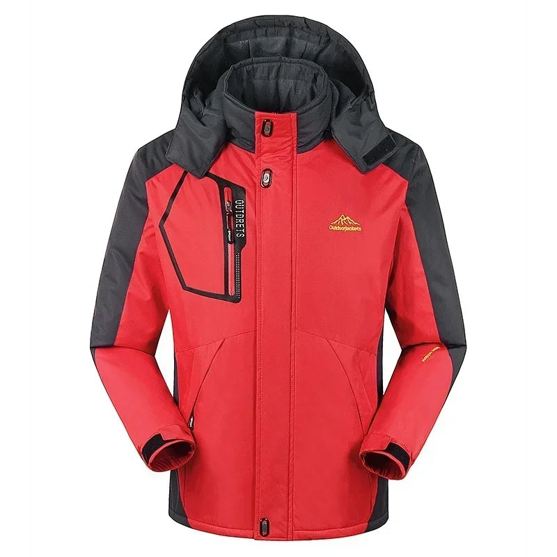 Winterjacke Herren | Praktische Taschen mit Kapuze
