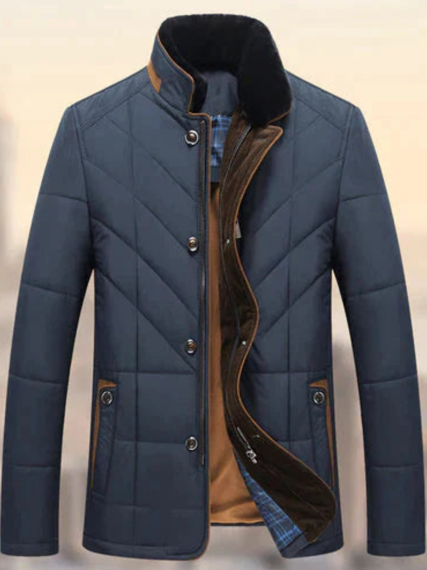Winterjacke für Herren | Leichte Slim Fit