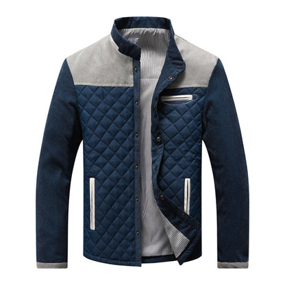 Winterjacke Herren | Klassischer Kragen, Zweifarbig