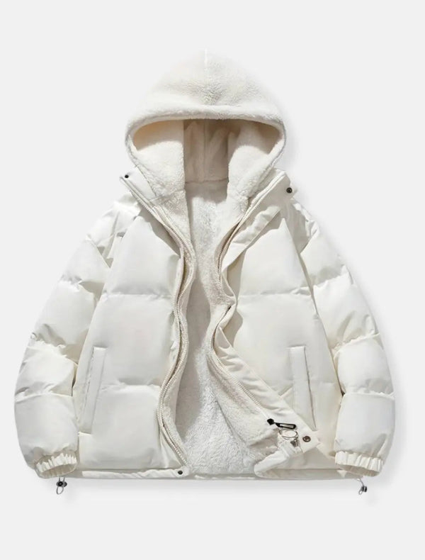 Winterjacke für Herren | Wattiert mit verstellbarer Kapuze | Winter