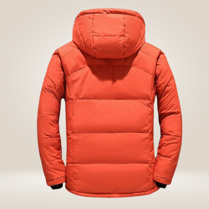 Winterjacke für Herren, gefüttert, mit Kapuze | Wasserdicht