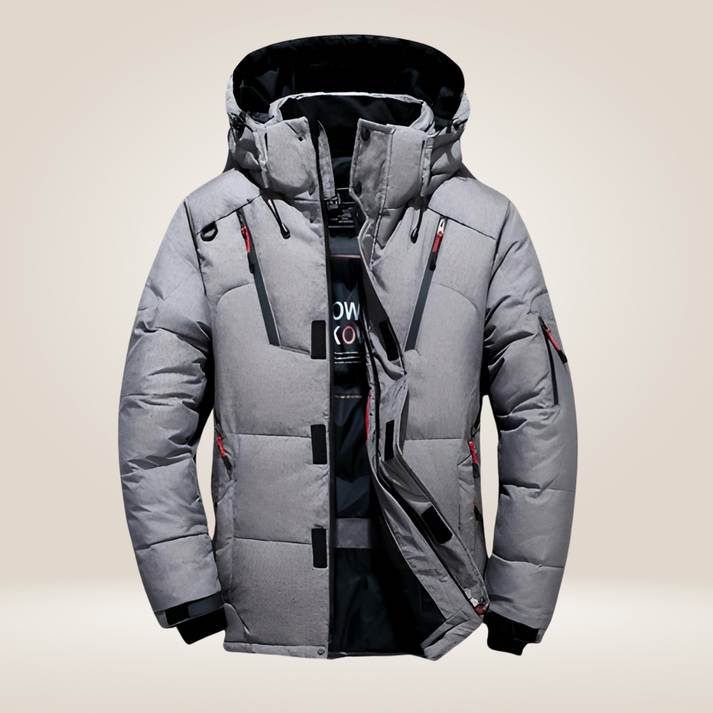Winterjacke für Herren, gefüttert, mit Kapuze | Wasserdicht