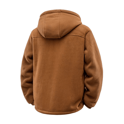 Winterjacke für Herren, mit Kapuze, Fleecefutter | Winter