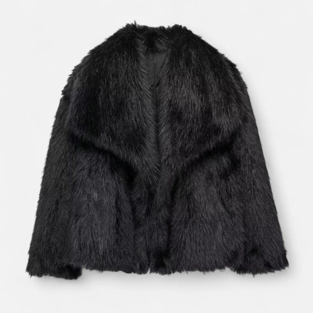 Wintermantel aus Kunstpelz für Damen | Isolierendes Design