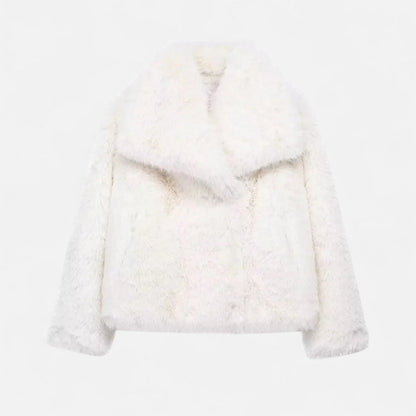 Wintermantel aus Kunstpelz für Damen | Isolierendes Design