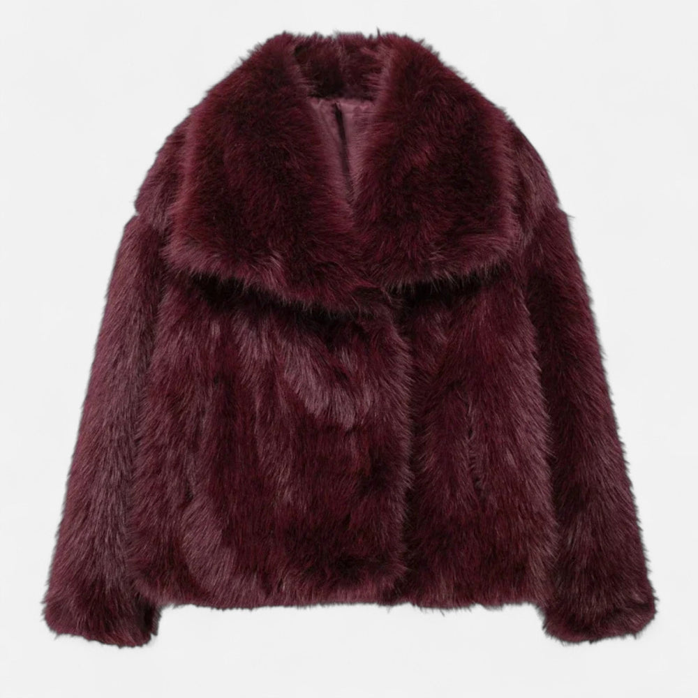 Wintermantel aus Kunstpelz für Damen | Isolierendes Design