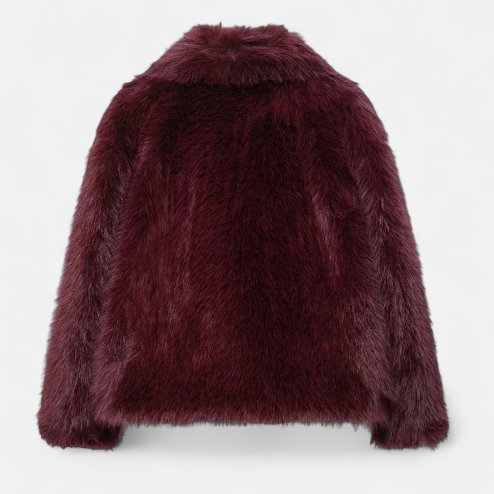 Wintermantel aus Kunstpelz für Damen | Isolierendes Design