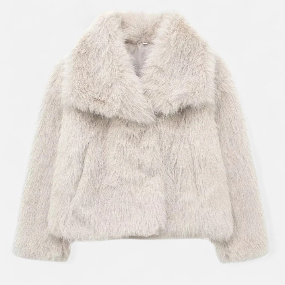 Wintermantel aus Kunstpelz für Damen | Isolierendes Design