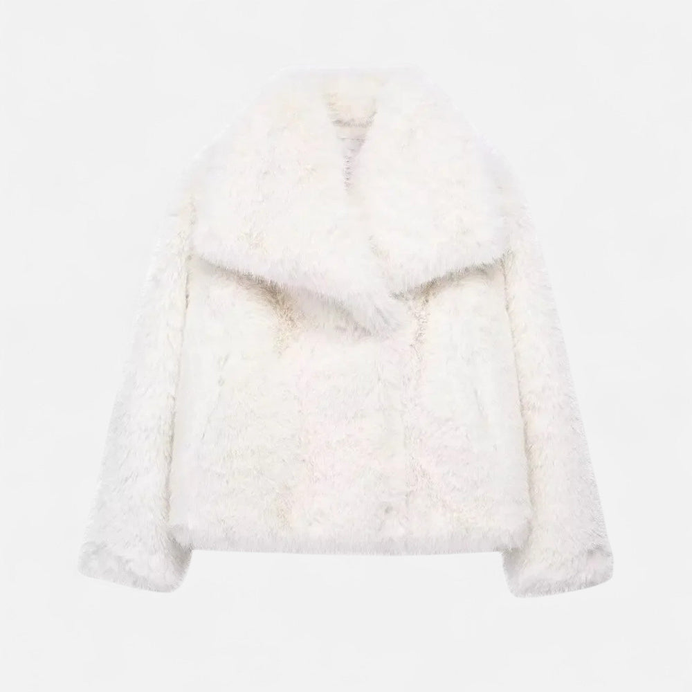Wintermantel aus Kunstpelz für Damen | Isolierendes Design