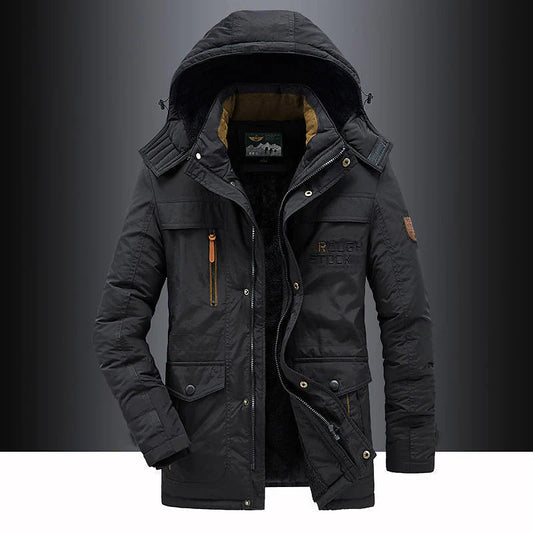 Winterparka für Herren | Wasserabweisend, verstellbare Kapuze