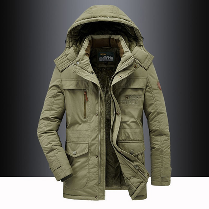 Winterparka für Herren | Wasserabweisend, verstellbare Kapuze