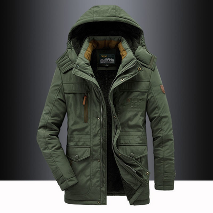 Winterparka für Herren | Wasserabweisend, verstellbare Kapuze