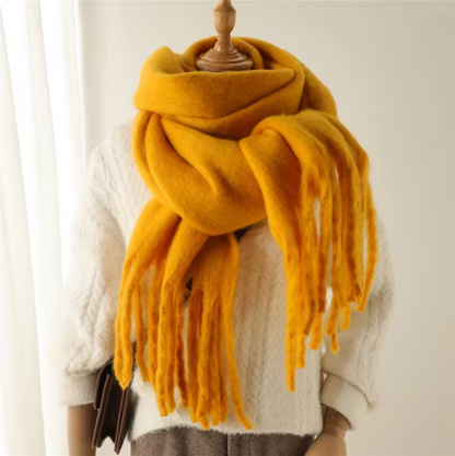 Winterschal für Damen | Dickes Pashmina-Design