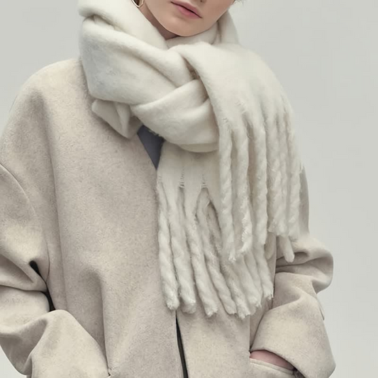 Winterschal für Damen | Gestricktes klassisches Design