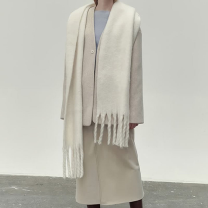 Winterschal für Damen | Gestricktes klassisches Design