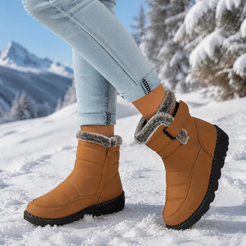 Winterstiefeletten Damen | Warm Gefüttert & Rutschfest 4