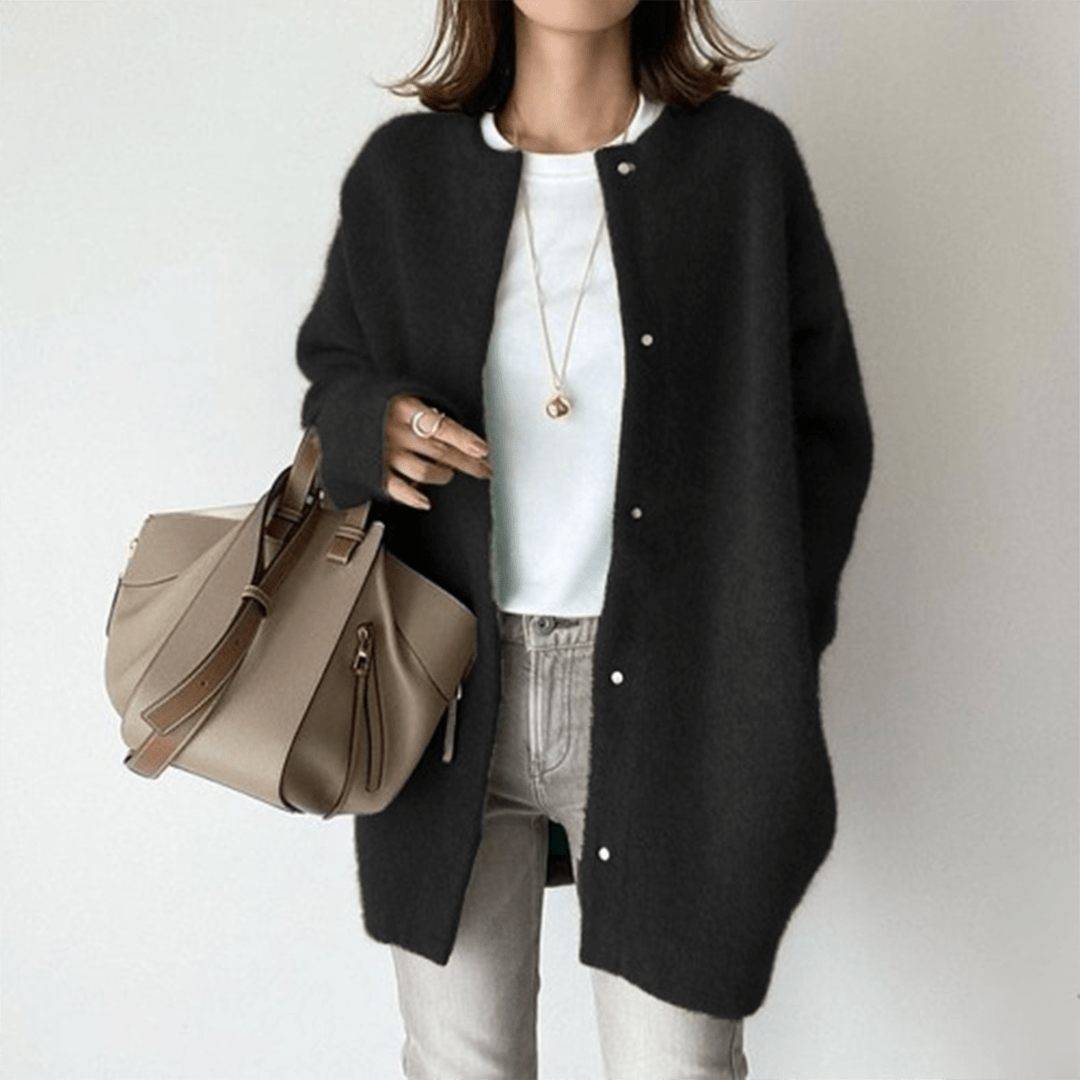 Woll Strickjacke für Damen | Leichte Wärme