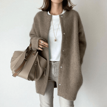 Woll Strickjacke für Damen | Leichte Wärme