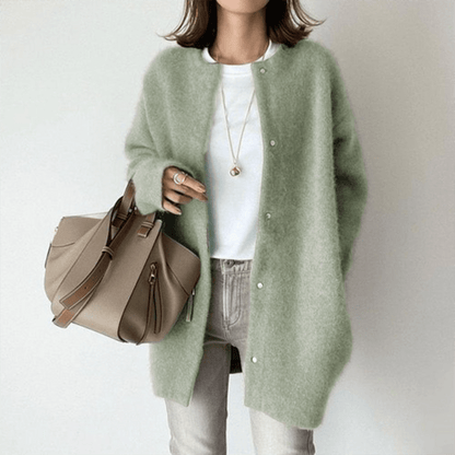 Woll Strickjacke für Damen | Leichte Wärme