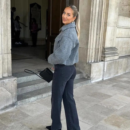 Wollmantel Damen | Eleganter Kurzschnitt