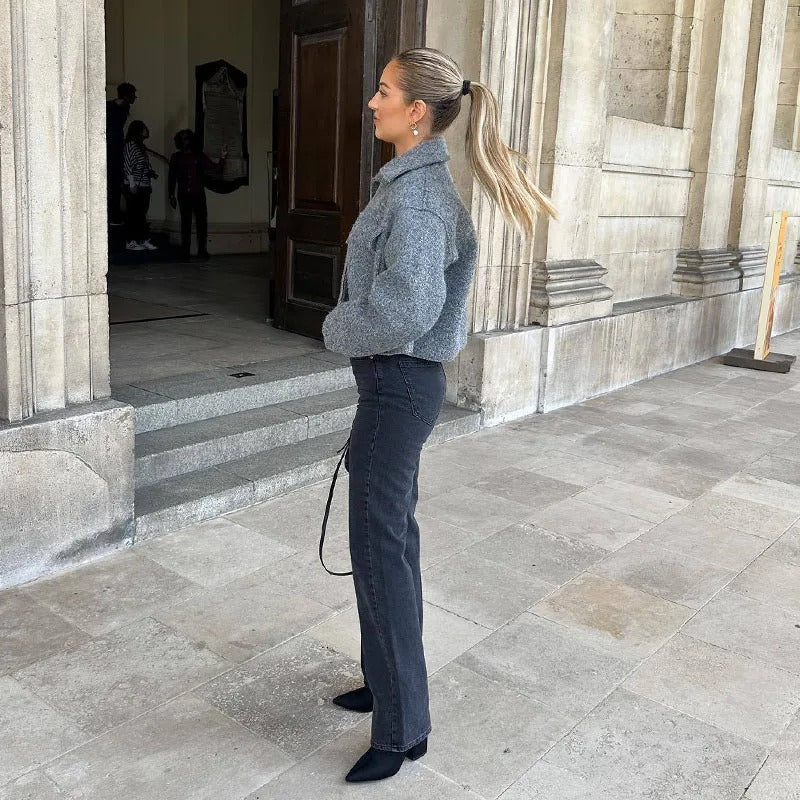 Wollmantel Damen | Eleganter Kurzschnitt
