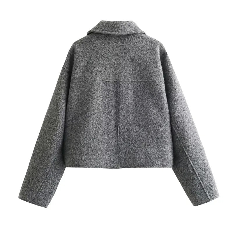 Wollmantel Damen | Eleganter Kurzschnitt