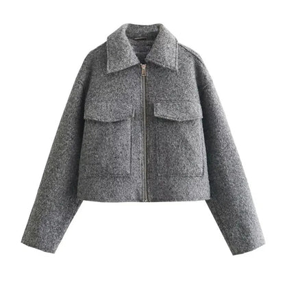 Wollmantel Damen | Eleganter Kurzschnitt