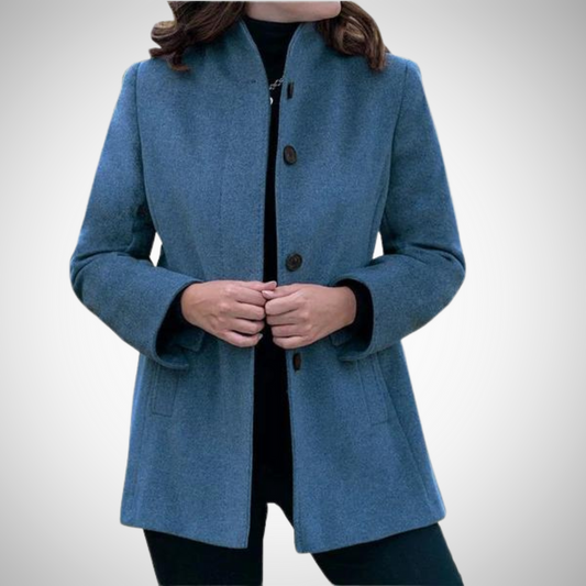 Wollmantel für Damen, strapazierfähig, zeitloser Schnitt | Winter