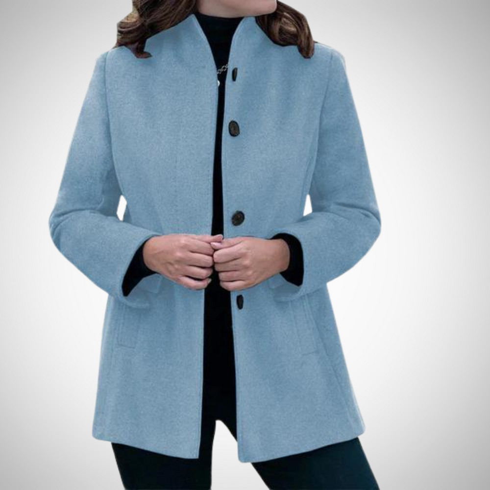 Wollmantel für Damen, strapazierfähig, zeitloser Schnitt | Winter